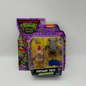 Teenage Mutant Ninja Turtles Mutant Mayhem Mutant Tots Bepop & Rocksteady Action